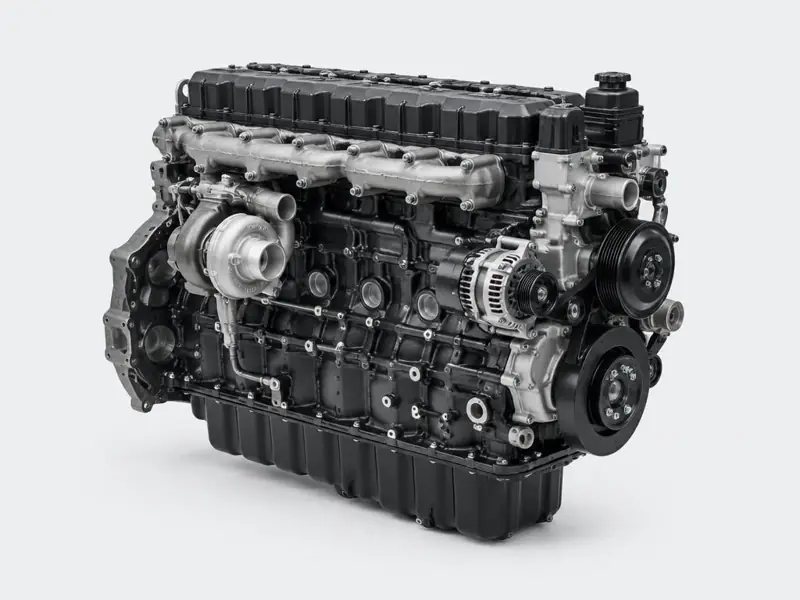 Motor diesel e componentes da linha pesada